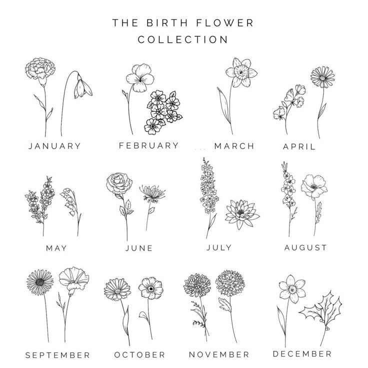 180+ Beautiful Birth Flower Tattoo Ideas (2024)