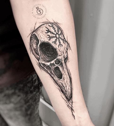 210+ Coolest Crow Tattoos Ideas With Meanings (2024)
