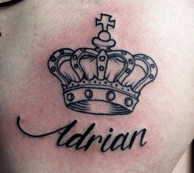 23 King Crown Tattoos With Glorious Meanings - TattoosWin