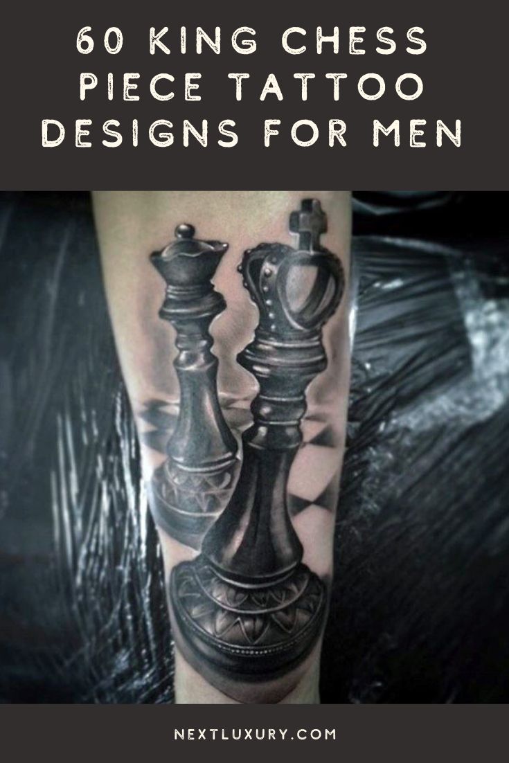 60 King Chess Piece Tattoo Designs For Men - Powerful Ink Ideas