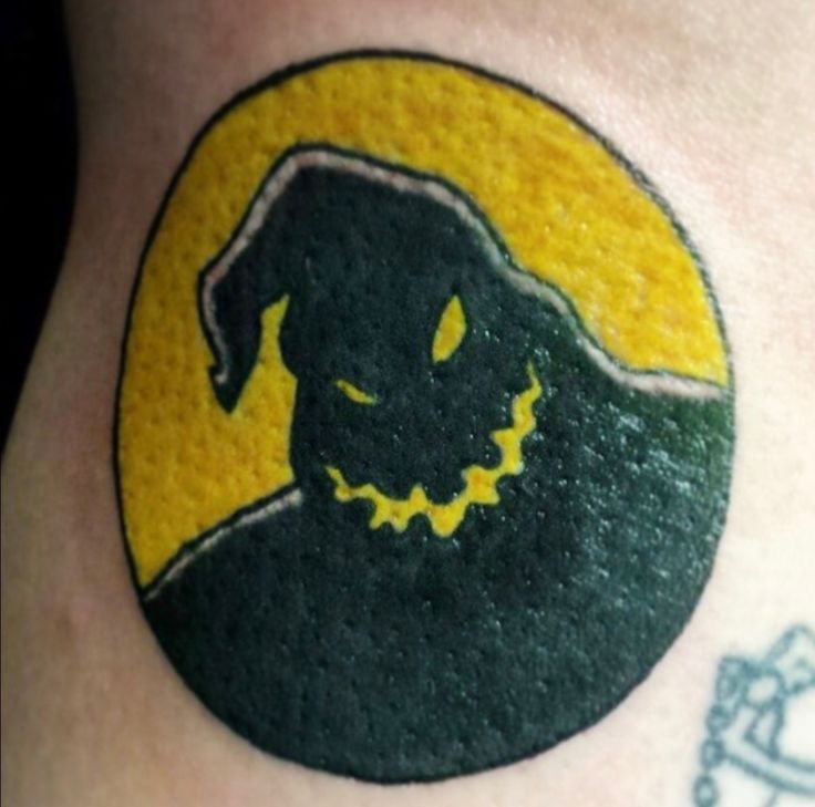 Pin by diana lujan on Tattoos | Color tattoo, Oogie boogie, Superhero logos