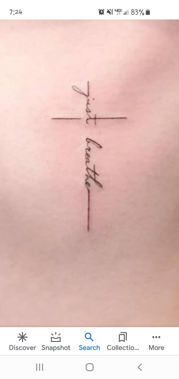 Just Breathe Tattoo