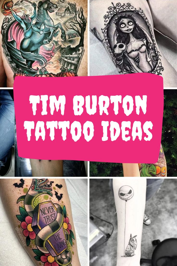 37+ Creepy Beetlejuice Tattoo Designs + Ideas