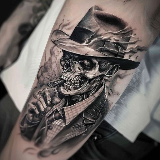 Gangster Tattoo Vector Art
