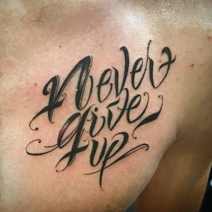 101+ Never Give Up Tattoo Ideas YOu Will Love!