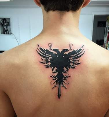 www.facebook.com/ALBANIANTATTOOS | Tattoos for guys, Eagle tattoos, Compass  tattoo design