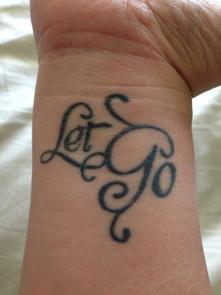 To remind me let go of anger and hurt.