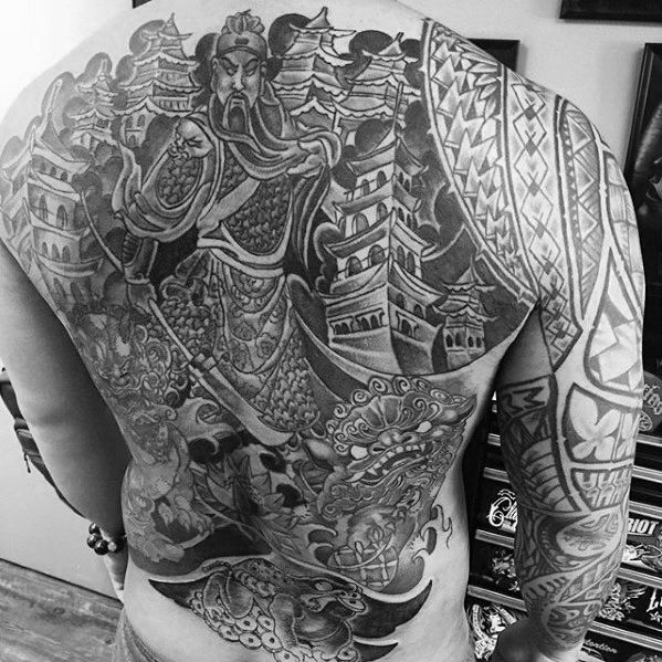 50 Epic Japanese Temple Tattoo Designs for Men