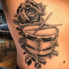 13 Drum tattoo ideas | drum tattoo, sleeve tattoos, music tattoos