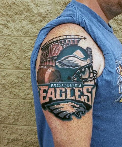 70 Cool Football Tattoos for Men