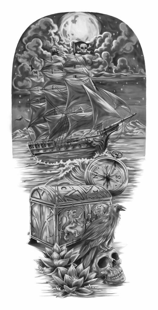 235+ Remarkable Pirate Tattoos Ideas ...