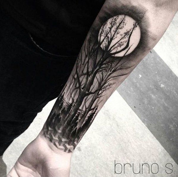 45 Inspirational Forest Tattoo Ideas | Art and Design