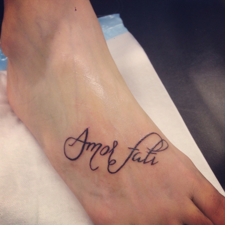 Amor fati' means 'love of fate' in Latin and is about fully embracing all  that life throws at you, the good and the bad.