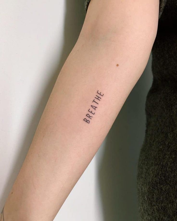Inspiring Breathe Tattoo Ideas for Inner Peace