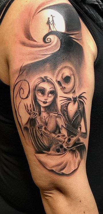 100+ Unique Jack and Sally Tattoos (The Nightmare Before Christmas) - Tattoo  Me Now