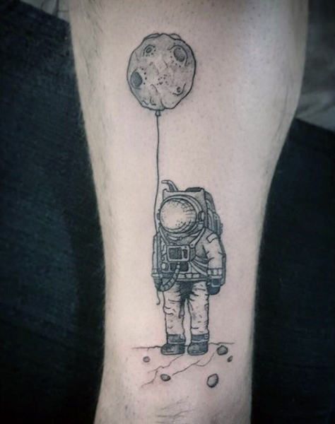 100 Amazing Astronaut Tattoo Designs for Men