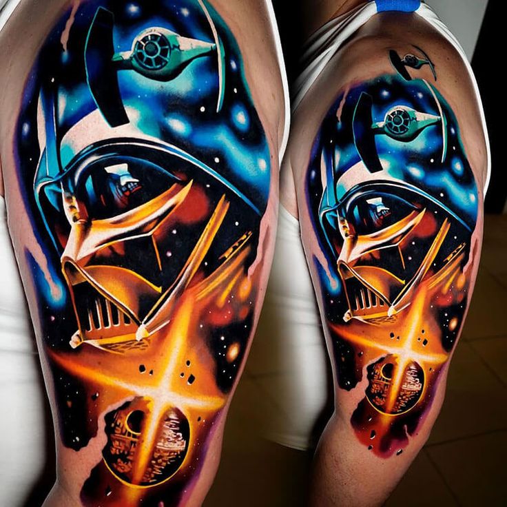 21 Cool Star Wars Tattoo Ideas - Darth Vader Tattoo