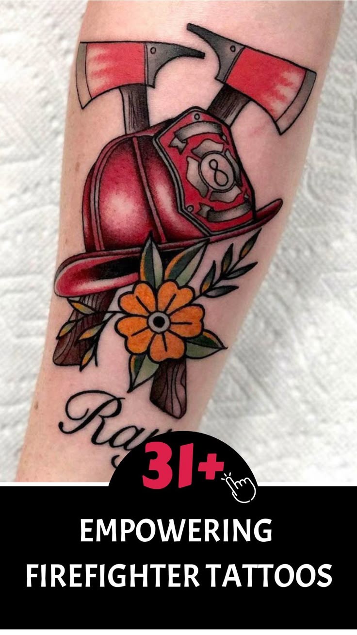 31 Empowering Firefighter Tattoos For Men and Women