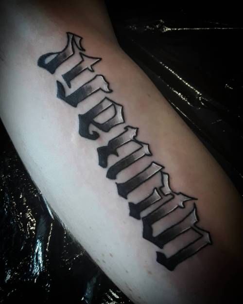 32 Ambigram Tattoo Designs That Will Make You Flip