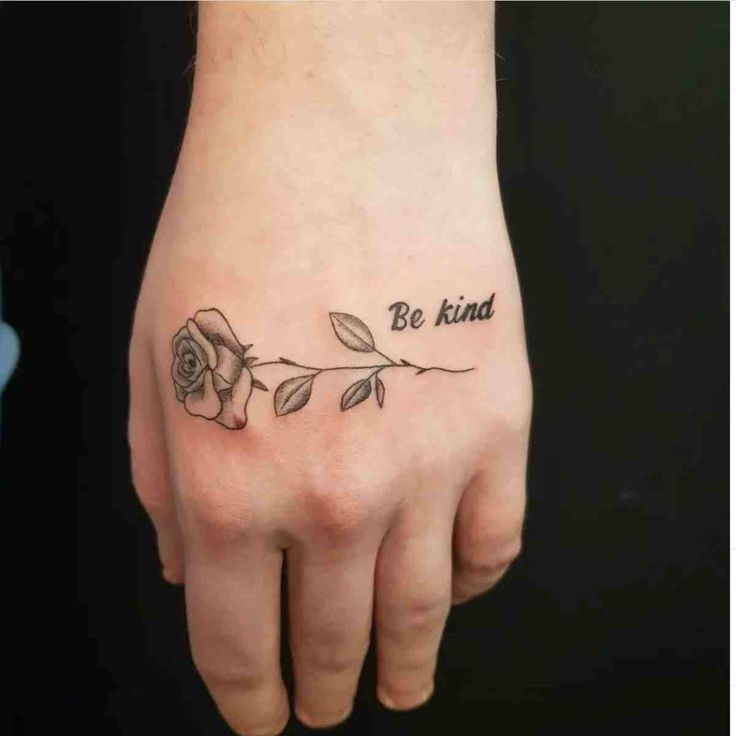 27 Be Kind Quote Tattoo Designs
