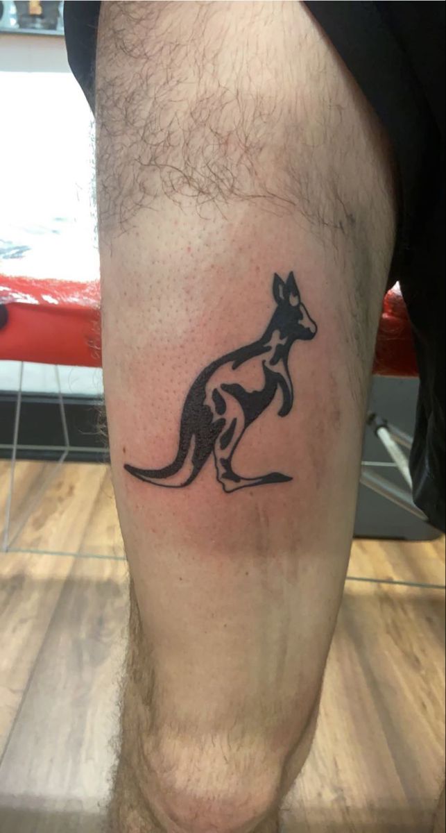 Kangaroo tattoo