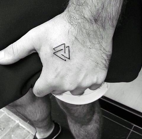 87 Terrific Triangle Tattoo Designs