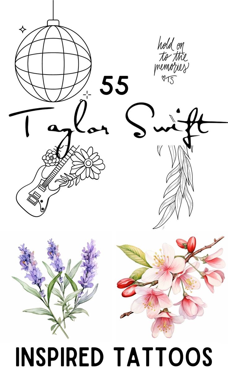 55+ Best Minimalist Taylor Swift Inspired Tattoo Ideas For Every Swiftie