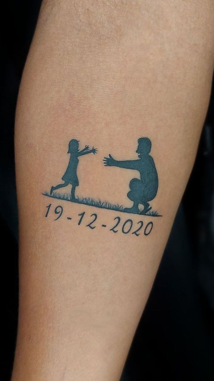 Dad's Little Angel: Heartwarming Daughter Tattoo Ideas for Fathers