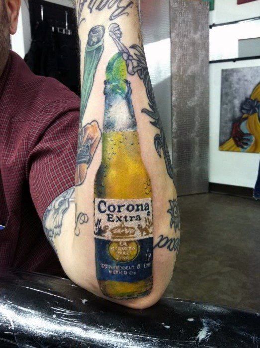 57 Beer Tattoo Designs for Men