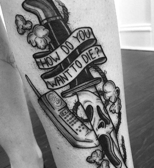Top 77 Horror Movie Tattoo Ideas [2021 Inspiration Guide]