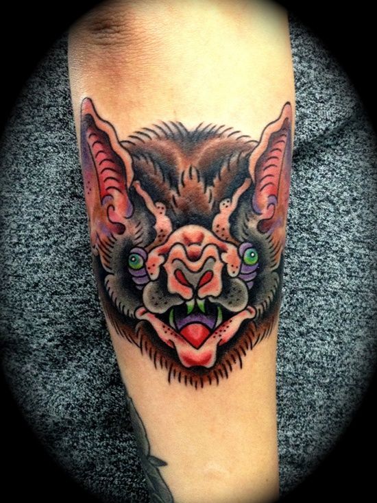 Cool Bat tattoo Designs For Men and Women