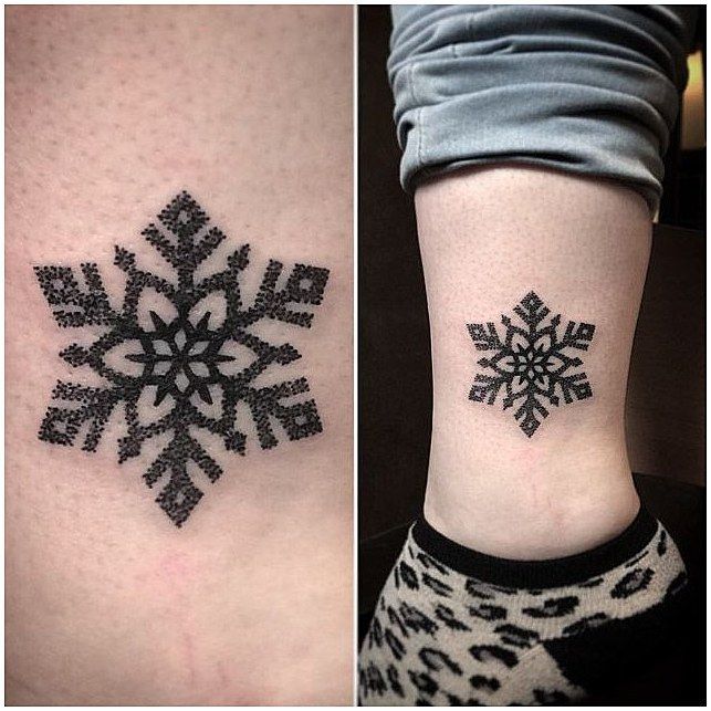 110+ White Snowflake Tattoo Designs With Meanings (2024) Icy Winter Ideas