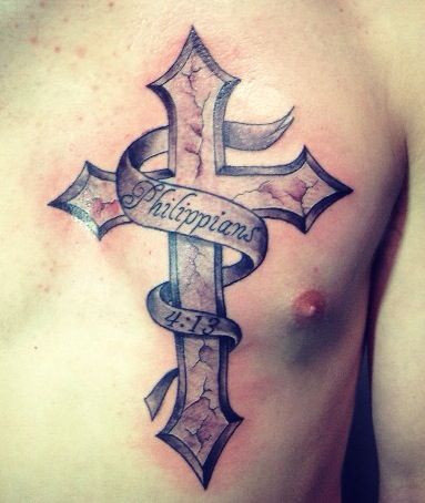 Pin by Michelle Meaney Ferguson on Verse tattoos | Chest tattoo men, 13  tattoos, Phillipians 4: