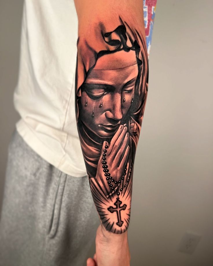 75+ Virgin Mary Tattoo Designs - Purity and Maternal Love