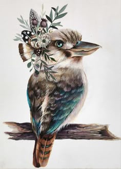 Discover 15 Kookaburra Tattoo and Kookaburra Painting Ideas | australian birds, australian wildlife, australian animals and more