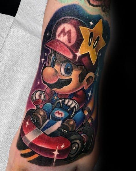 90 Cool Mario Tattoo Ideas for Men
