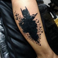 Discover 8 Batman Logo Tattoo and Batman Tattoo Half Sleeve Ideas | batman  villians tattoo, gotham silhouette, arkham city tattoo and more