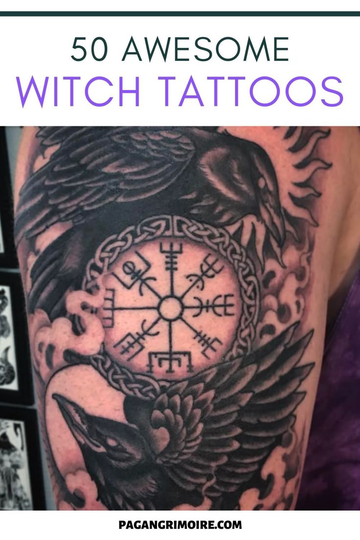 50 Witch Tattoos To Inspire Your Next One