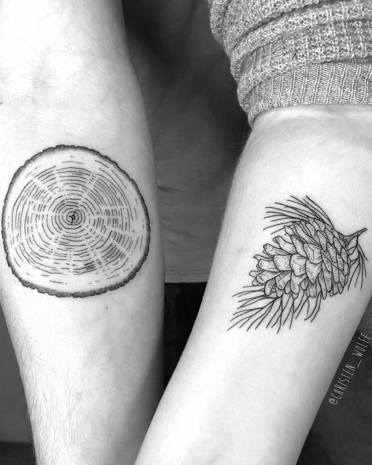 Pinecone Tattoos – Symbol of Human Enlightenment and Eternal Life