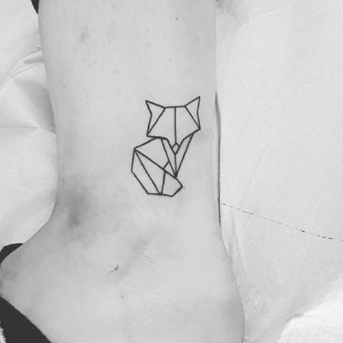 35 Geometric Animal Tattoo Ideas & Inspiration - Brighter Craft