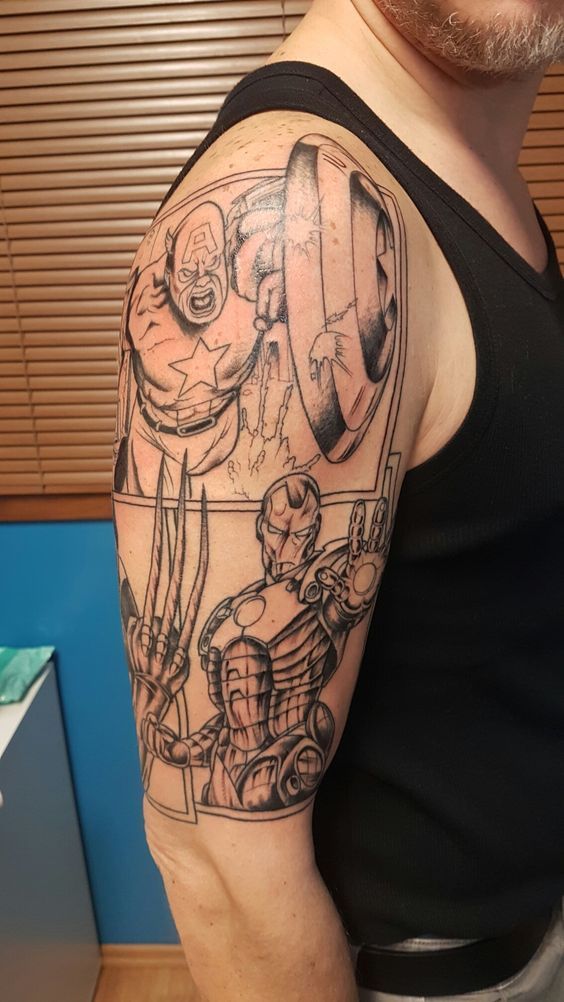 The best comics tattoo ideas