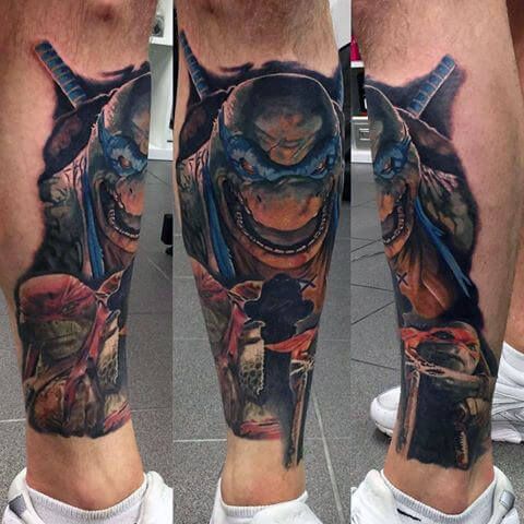 20+ Cool Ninja Turtle Tattoo Ideas & Designs