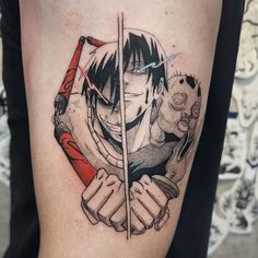 Funny Anime Tattoo