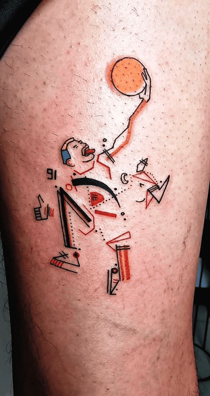 Basketball Tattoo Design Ideas Images