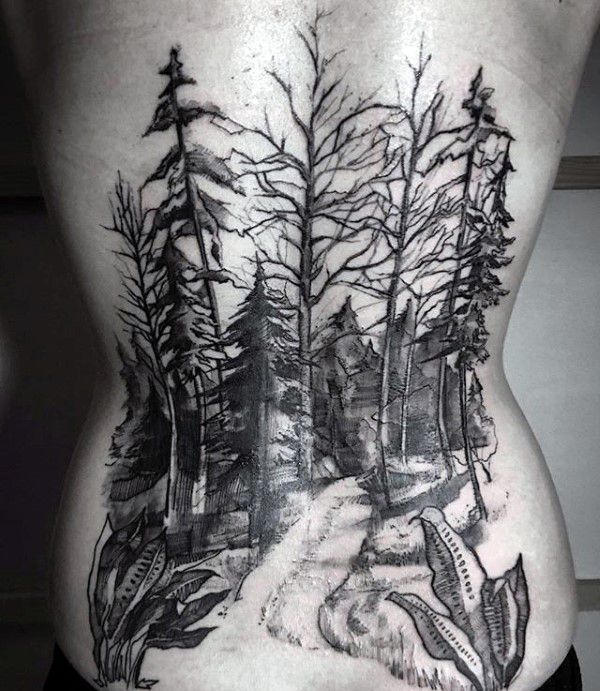 101 Forest Tattoo Designs for Men
