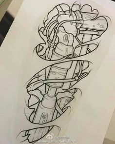 8 Mechanical tattoos ideas | tattoos, biomechanical tattoo, mechanic tattoo