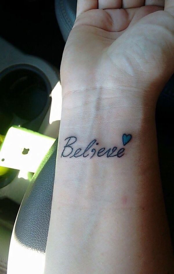 Believe Tattoo