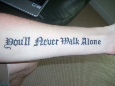 you'll/never/walk/alone/tattoos - Google Search