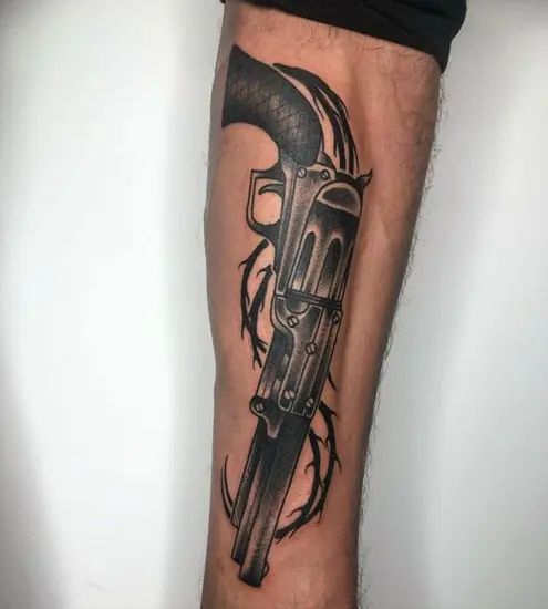 15+ Most Creative Gun Tattoo Designs With Pictures!