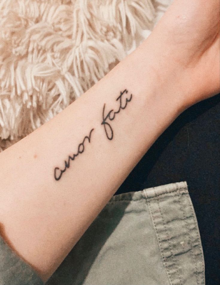 Amor Fati Tattoo
